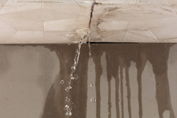 Professional Burst Pipe Cleanup technician working in Leavenworth, KS